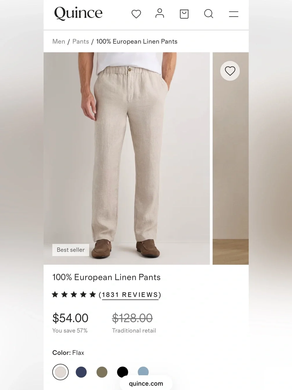 Quince Linen Pants